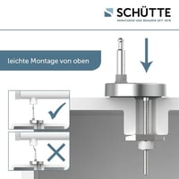 Capac WC Schütte SUNSET din duroplast cu mecanism de închidere lentă și sistem de eliberare rapidă, capacitate portantă 175 kg, capac WC cu model 5