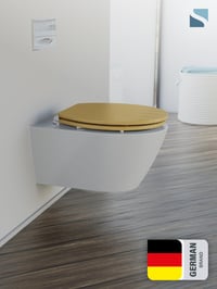 Capac de WC din bambus Schütte cu mecanism de închidere lentă și sistem de eliberare rapidă, capac detașabil, montare ușoară 8