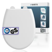 Schütte WC daska sa sporospuštajućim poklopcem, bijela, izrađena od nelomljivog termoplasta, nosivost 500 kg, poklopac koji se može skinuti, jednostavna „uradi sam” montaža 1
