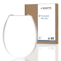 Capac WC Schütte fără închidere lentă, alb, duroplast rezistent la zgârieturi, ușor de curățat 1