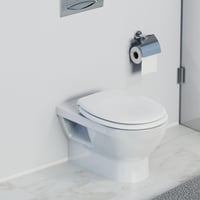 Capac WC Schütte fără închidere lentă, alb, duroplast rezistent la zgârieturi, ușor de curățat 7