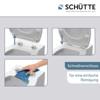 Schütte WC daska za Villeroy & Boch modele Subway 1, Omnia Architectura i Architectura, sa sporim spuštanjem, bijela, duroplast, nosivost 250 kg 5