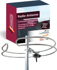 SCHWAIGER FM tetőantenna gyűrű dipólus 87.5-108 MHz rögzítővel 1