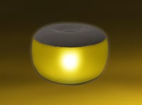 SCHWAIGER LED Világítású Felfújható Puff Lábtartó 55cm RGB Színes Fény Távirányítóval IP44 Kültéri Kerti Terasz Parti Ülőke 120kg 2