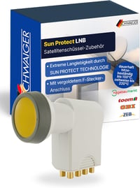 SCHWAIGER Monoblock Single LNB fehér műhold vevő fej 1