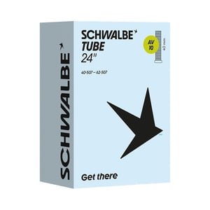 Cameră de bicicletă Schwalbe AV10 40/62-507 cu valvă AGV 40 mm, 24 inch
