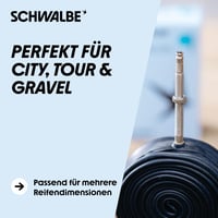 Duša na bicykel Schwalbe s ventilom Clik – Butylová duša s univerzálnym ventilom pre bicykle, gravel bicykle a elektrobicykle 6