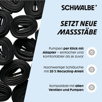 Duša na bicykel Schwalbe s ventilom Clik – Butylová duša s univerzálnym ventilom pre bicykle, gravel bicykle a elektrobicykle 4