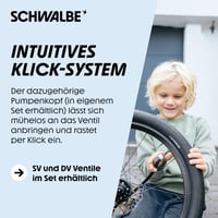 Súprava na konverziu ventilov Schwalbe Clik Valve – sada na premenu Presta SV ventilov pre bicyklové plášte 6