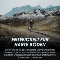 Plášť na gravel bicykel Schwalbe G-One RS Performance RaceGuard TLR 35-622 (28") Addix Green Tubeless Ready semi-slick na tvrdý povrch 3