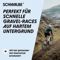 Plášť na gravel bicykel Schwalbe G-One RS Performance RaceGuard TLR 35-622 (28") Addix Green Tubeless Ready semi-slick na tvrdý povrch 6
