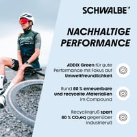 Plášť na gravel bicykel Schwalbe G-One RS Performance RaceGuard TLR 35-622 (28") Addix Green Tubeless Ready semi-slick na tvrdý povrch 4