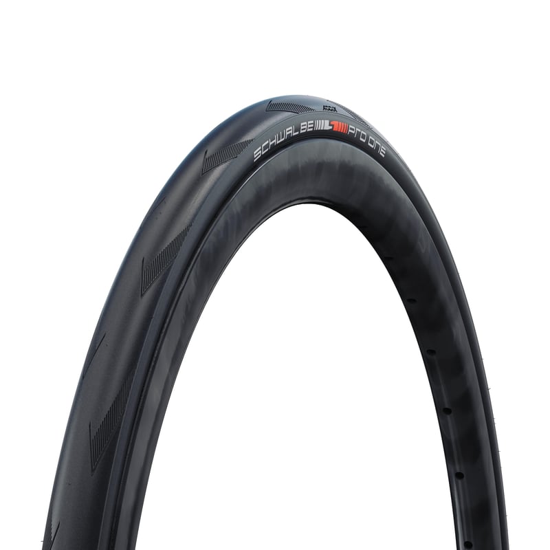 Cestný plášť Schwalbe Pro One TLE – Tubeless Easy, ochrana proti defektu V-Guard, konštrukcia Super Race, zmes Addix Race, čierny, 20-palcový