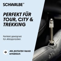 Cyklistická duša Schwalbe SV 17 27/28 palcov s ventilom pre trekingové a cestné bicykle 6