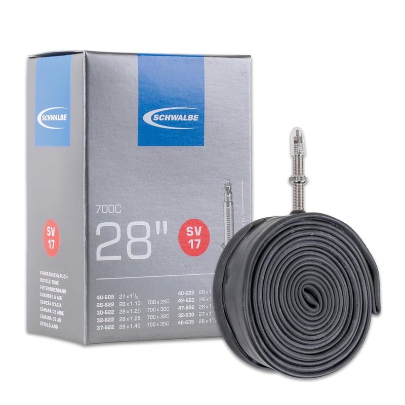 Cyklistická duša Schwalbe SV 17 27/28 palcov s ventilom pre trekingové a cestné bicykle