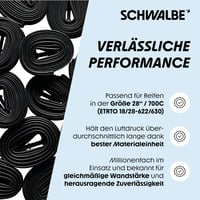 Cestná duša Schwalbe SV15 23/30-622/630 IB so 60 mm ventilom, 1 ks 4
