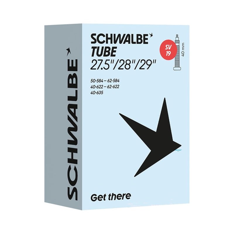 Duša Schwalbe SV19 Presta so 40 mm ventilom pre bicykle s kolesami 27,5 – 29 palcov