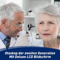 SCIAN Professzionális Otoszkóp Fénnyel, Orvosi Fülvizsgáló Eszköz 3x Nagyítással, Optikai Világítás, 4 Tölcsér, Gyerek Felnőtt Háziállat 2