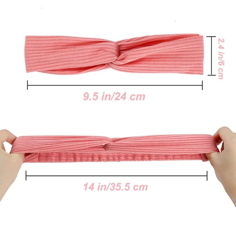 scicent Női Fejpánt Szett 5 db - Rugalmas Turbán Bandana Jóga Sporthoz
