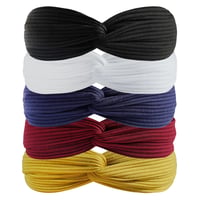 scicent Női Fejpánt Szett 5 db - Rugalmas Turbán Bandana Jóga Sporthoz 2
