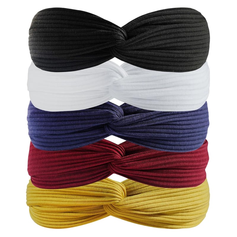 scicent Női Fejpánt Szett 5 db - Rugalmas Turbán Bandana Jóga Sporthoz