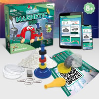 Science4you Vedecká súprava Magnetické vynálezy – magnety, magnetická hra, kocka a modelovacia hmota, 6 experimentov, 14 dielov, sliz, darček pre deti od 8 rokov 2