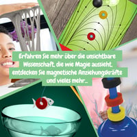Science4you Vedecká súprava Magnetické vynálezy – magnety, magnetická hra, kocka a modelovacia hmota, 6 experimentov, 14 dielov, sliz, darček pre deti od 8 rokov 6