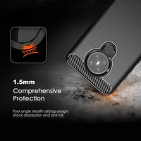 Ochranný kryt SCL na Nokia 5.3, červený s karbónovým vzorom, technológia odolná voči poškriabaniu a nárazom – Exquisite Series 2
