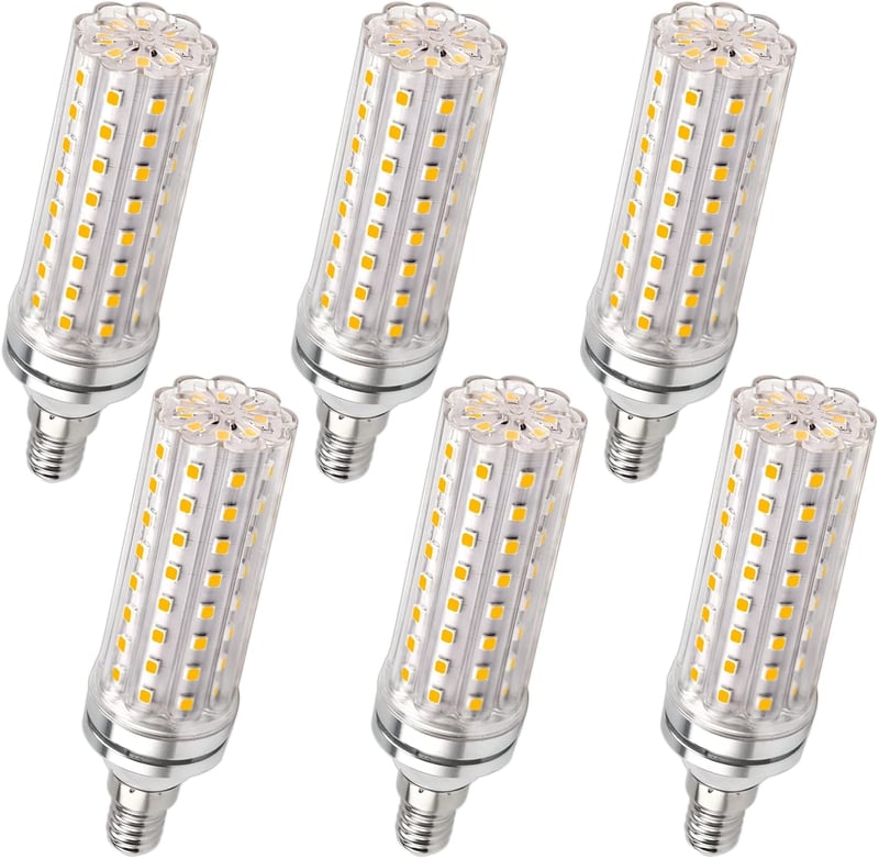 SCNNC LED kukoricaizzó E14 12W hideg fehér 6000K 6 darab csomag