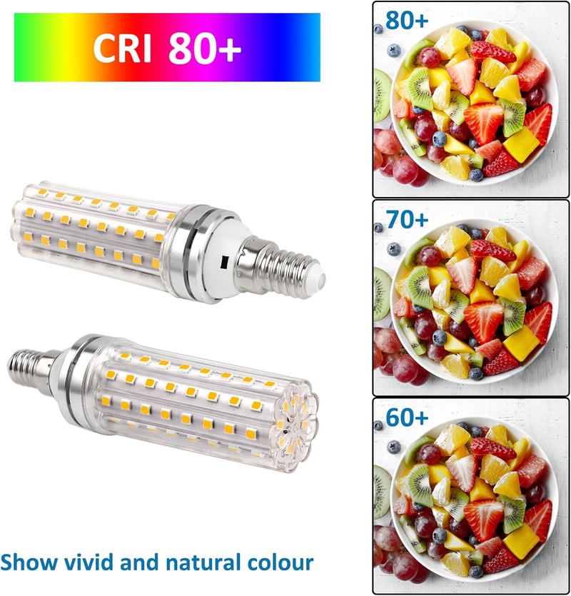 SCNNC LED kukoricaizzó E14 12W hideg fehér 6000K 6 darab csomag