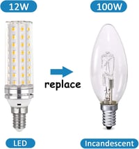 SCNNC LED kukoricaizzó E14 12W hideg fehér 6000K 6 darab csomag 5