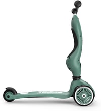 Scoot & Ride Highwaykick 1 Roller 2in1 Ülőkével és Állva Használható Gyerek Roller 1-5 Éveseknek Forest Zöld Biztonsági Paddal 6