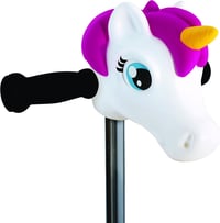 Scootaheadz Unikornis Fej Roller Kormány Kiegészítő Gyerekeknek - Fehér Műanyag Dekoráció Kickboard-hoz 1