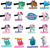 Scootaheadz Unikornis Fej Roller Kormány Kiegészítő Gyerekeknek - Fehér Műanyag Dekoráció Kickboard-hoz 4