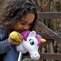 Scootaheadz Unikornis Fej Roller Kormány Kiegészítő Gyerekeknek - Fehér Műanyag Dekoráció Kickboard-hoz 3