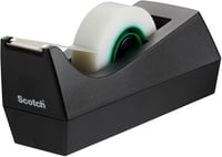 Dispenser pentru bandă adezivă Scotch C38, negru, cu 1 rolă de bandă adezivă inclusă, 19 mm x 33 m 8