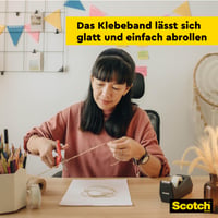 Dispenser pentru bandă adezivă Scotch C38, negru, cu 1 rolă de bandă adezivă inclusă, 19 mm x 33 m 5