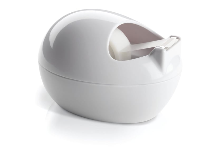 Dispozitiv pentru bandă adezivă Scotch Karim Rashid, alb + 1 rolă bandă Magic Tape 19 mm x 7,5 m