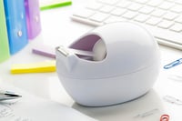 Dispozitiv pentru bandă adezivă Scotch Karim Rashid, alb + 1 rolă bandă Magic Tape 19 mm x 7,5 m 2