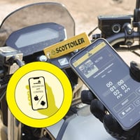 Scottoiler xSystem 3.0+ Elektronikus Lánckenő Bluetooth Vezérléssel Biodegradábilis Olajjal 2