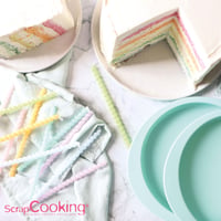 ScrapCooking 5 darab szilikon tortaforma réteges és rainbow tortához, kerek, 15,5 cm átmérő, tapadásmentes szülinapi tortához 8