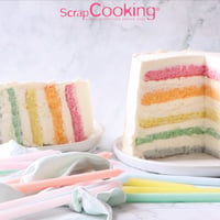 ScrapCooking 5 darab szilikon tortaforma réteges és rainbow tortához, kerek, 15,5 cm átmérő, tapadásmentes szülinapi tortához 6