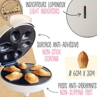 ScrapCooking Madeleine gép - Puha madeleinek 4 perc alatt - Sütőknek ajándék 5