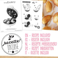 ScrapCooking Madeleine gép - Puha madeleinek 4 perc alatt - Sütőknek ajándék 6
