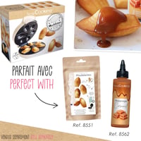 ScrapCooking Madeleine gép - Puha madeleinek 4 perc alatt - Sütőknek ajándék 8