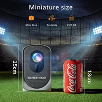 SCREENMAX C7 Mini Projektor 1080P WiFi Bluetooth, Elektronikus Fókusz és Keystone Korrekció 2
