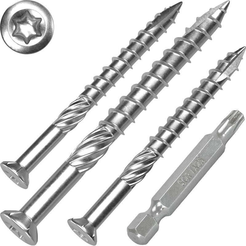 SCREW REBEL Terasz csavar 5x60 T-INOX rozsdamentes Torx 25 bittel