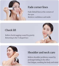 ScriMemo 3D Gua Sha Arcmasszázs Mikroárammal, V-alakú Arclifting Eszköz Ránctalanításhoz 7