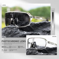 SCVCN S63 Fotochromatické samostmievacie polarizačné cyklistické okuliare pre mužov a ženy, ochrana UV400, na MTB, beh, turistiku a outdoorové športy 3