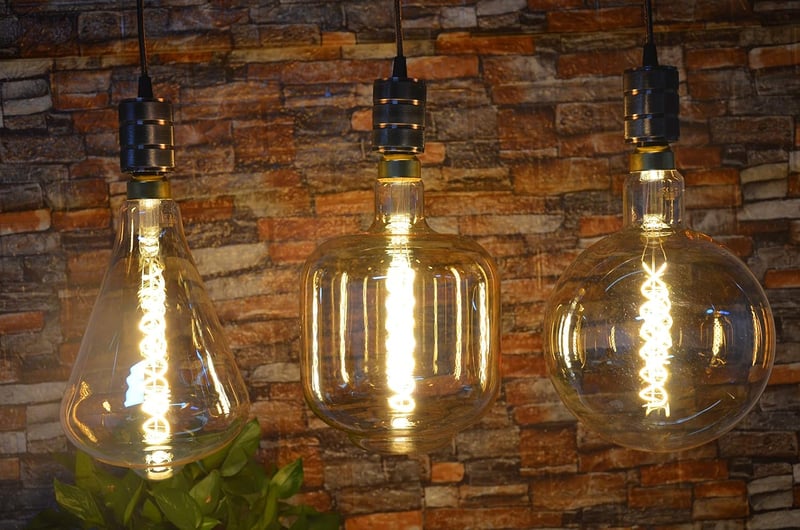 SD LUX G200SL Vintage LED Izzó 8W E27 Meleg Fehér Retro Edison Dekorációs Gömb
